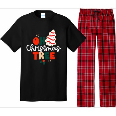 Oh Christmas Tree Cakes Debbie Funny Christmas Snack Cake Pajama Set