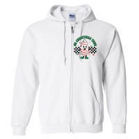 Oh Christmas Tree Cakes Debbie Becky Jen Groovy Retro Pajama Full Zip Hoodie