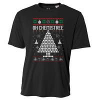 Oh Chemist Tree Merry Chemistree Chemistry Ugly Christmas Cooling Performance Crew T-Shirt