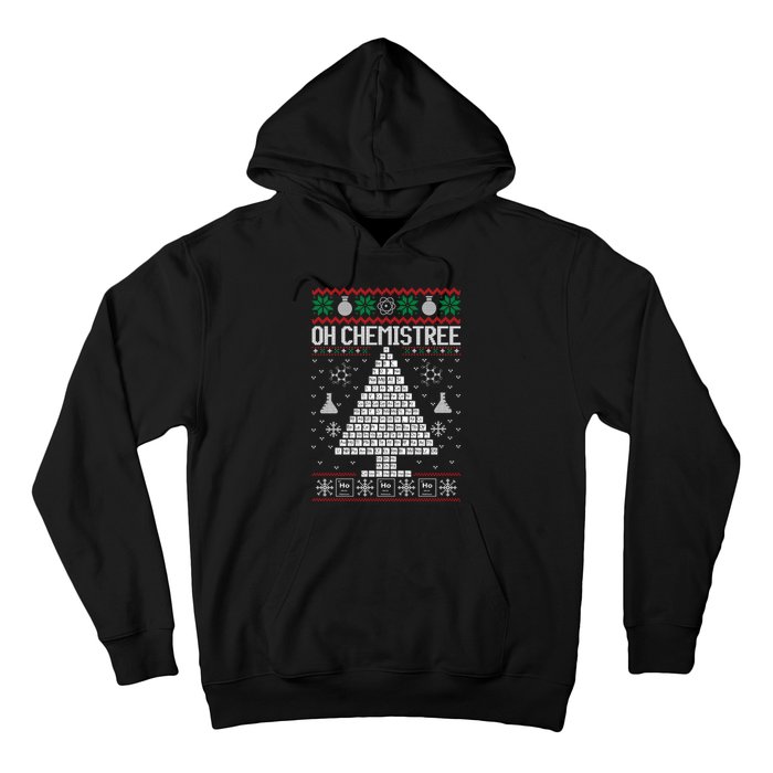 Oh Chemist Tree Merry Chemistree Chemistry Ugly Christmas Hoodie