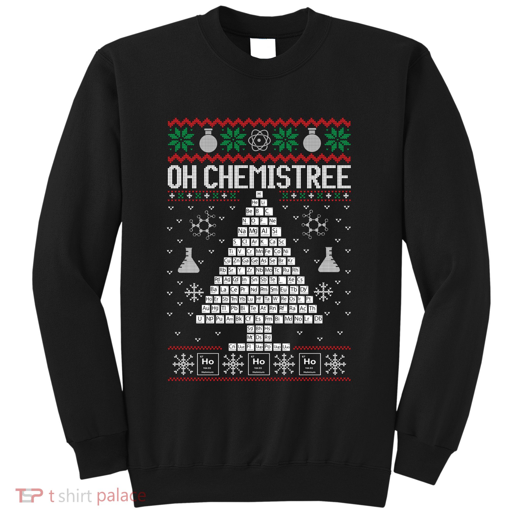Oh Chemist Tree Merry Chemistree Chemistry Ugly Christmas Sweatshirt