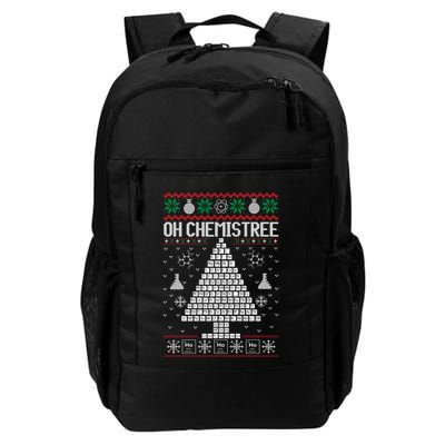 Oh Chemist Tree Merry Chemistree Chemistry Ugly Christmas Backpack