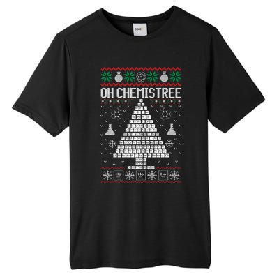 Oh Chemist Tree Merry Chemistree Chemistry Ugly Christmas Tall Fusion ChromaSoft Performance T-Shirt