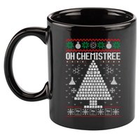 Oh Chemist Tree Merry Chemistree Chemistry Ugly Christmas 11oz C Handle Ceramic Mug