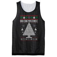 Oh Chemist Tree Merry Chemistree Chemistry Ugly Christmas Mesh Reversible Basketball Jersey Tank