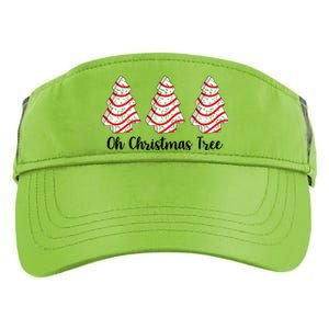 Oh Christmas Tree Holiday Cookie Adult Drive Performance Visor