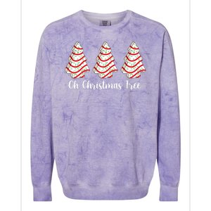 Oh Christmas Tree Holiday Cookie Colorblast Crewneck Sweatshirt