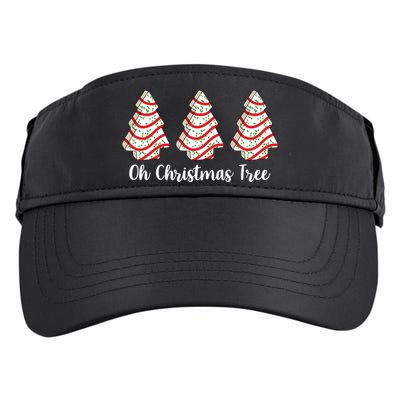Oh Christmas Tree Holiday Cookie Adult Drive Performance Visor