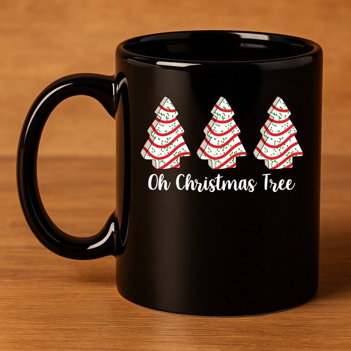 Oh Christmas Tree Holiday Cookie 11oz C Handle Ceramic Mug