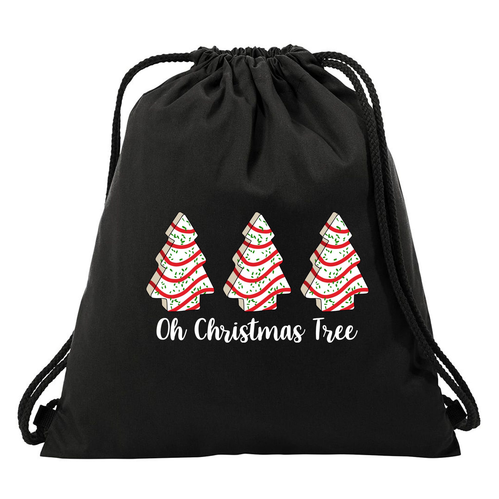 Oh Christmas Tree Holiday Cookie Drawstring Bag
