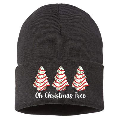 Oh Christmas Tree Holiday Cookie Sustainable Knit Beanie