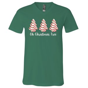 Oh Christmas Tree Holiday Cookie V-Neck T-Shirt