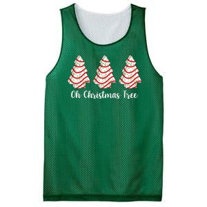 Oh Christmas Tree Holiday Cookie Mesh Reversible Basketball Jersey Tank