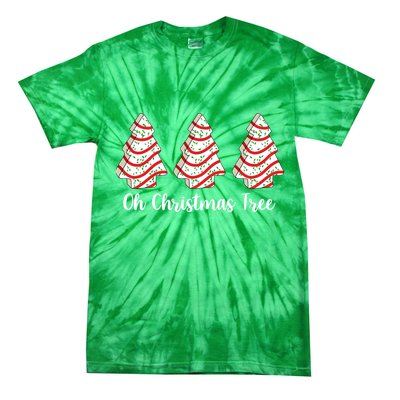 Oh Christmas Tree Holiday Cookie Tie-Dye T-Shirt