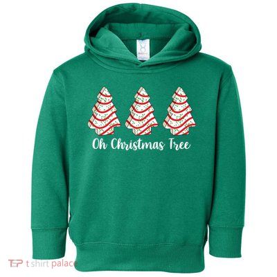 Oh Christmas Tree Holiday Cookie Toddler Hoodie