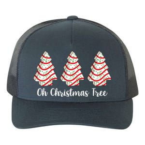 Oh Christmas Tree Holiday Cookie Yupoong Adult 5-Panel Trucker Hat