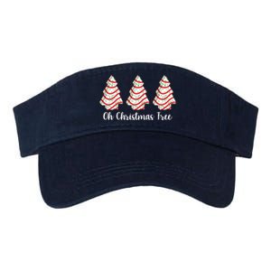 Oh Christmas Tree Holiday Cookie Valucap Bio-Washed Visor