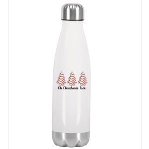 Oh Christmas Tree Holiday Cookie Stainless Steel Insulated Water Bottle