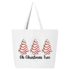 Oh Christmas Tree Holiday Cookie 25L Jumbo Tote