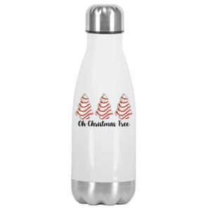 Oh Christmas Tree Holiday Cookie Stainless Steel Insulated Water Bottle