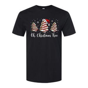 Oh Christmas Tree Cakes Debbie Funny Christmas Snack Cake Softstyle CVC T-Shirt