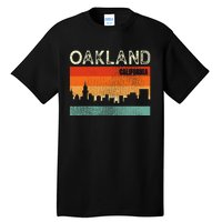 Oakland California Town Skyline Tall T-Shirt