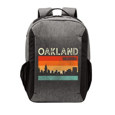 Oakland California Town Skyline Vector Backpack