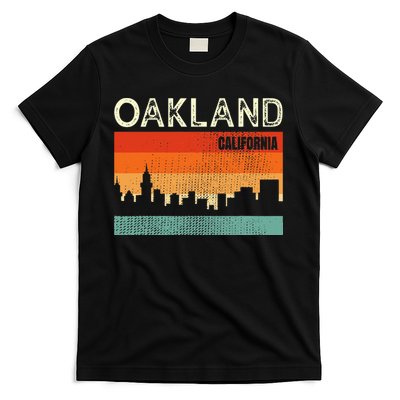 Oakland California Town Skyline T-Shirt