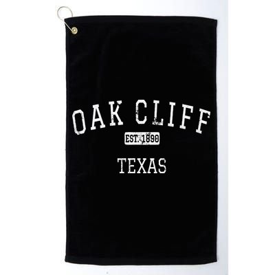 Oak Cliff Texas TX Vintage Golf Towel