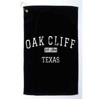 Oak Cliff Texas TX Vintage Golf Towel