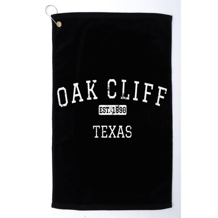 Oak Cliff Texas TX Vintage Golf Towel