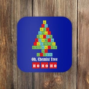 Oh Chemist Tree Chemistry Christmas Science Teacher Gift Coaster