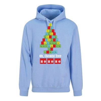 Oh Chemist Tree Chemistry Christmas Science Teacher Gift Unisex Surf Hoodie