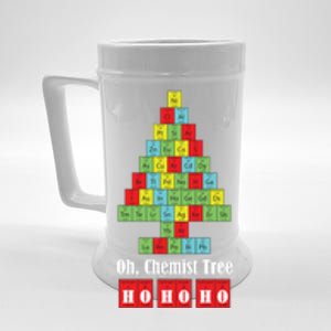 Oh Chemist Tree Chemistry Christmas Science Teacher Gift Beer Stein