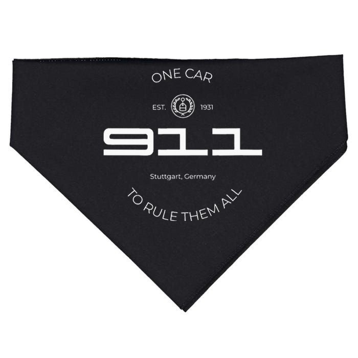 One Car To Rule Them All Legendary Sports Car Iconic 911 USA-Made Doggie Bandana