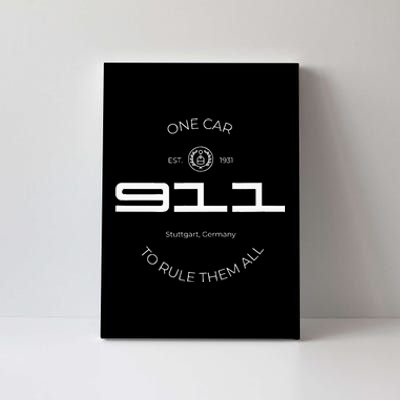 One Car To Rule Them All Legendary Sports Car Iconic 911 Canvas