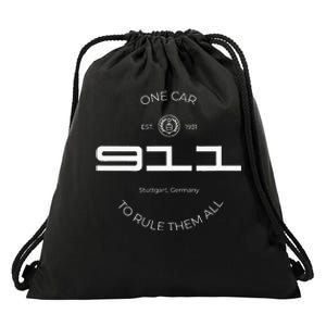 One Car To Rule Them All Legendary Sports Car Iconic 911 Drawstring Bag