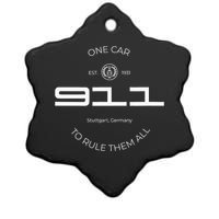 One Car To Rule Them All Legendary Sports Car Iconic 911 Ceramic Star Ornament