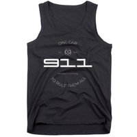 One Car To Rule Them All Legendary Sports Car Iconic 911 Tank Top