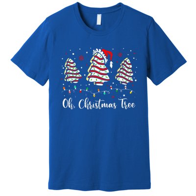 Oh Christmas Tree Cakes Debbie Becky Jen Cake Premium T-Shirt