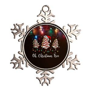 Oh Christmas Tree Cakes Debbie Becky Jen Cake Metallic Star Ornament