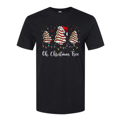 Oh Christmas Tree Cakes Debbie Becky Jen Cake Softstyle CVC T-Shirt