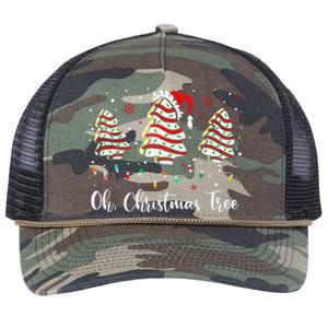 Oh Christmas Tree Cakes Debbie Becky Jen Cake Retro Rope Trucker Hat Cap