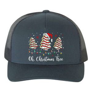 Oh Christmas Tree Cakes Debbie Becky Jen Cake Yupoong Adult 5-Panel Trucker Hat