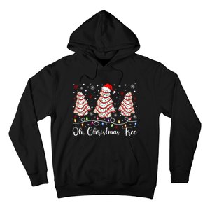 Oh Christmas Tree Cakes Debbie Becky Jen Cake Lovers Xmas Hoodie