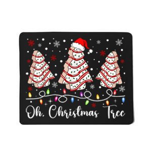 Oh Christmas Tree Cakes Debbie Becky Jen Cake Lovers Xmas Mousepad