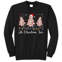 Oh Christmas Tree Cakes Debbie Becky Jen Cake Lovers Xmas Tall Sweatshirt