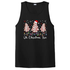 Oh Christmas Tree Cakes Debbie Becky Jen Cake Lovers Xmas PosiCharge Competitor Tank