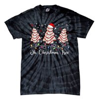 Oh Christmas Tree Cakes Debbie Becky Jen Cake Lovers Xmas Tie-Dye T-Shirt