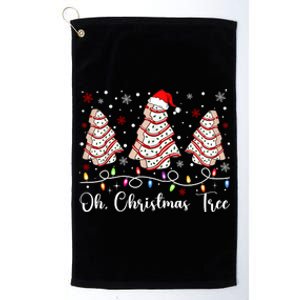 Oh Christmas Tree Cakes Debbie Becky Jen Cake Lovers Xmas Platinum Collection Golf Towel